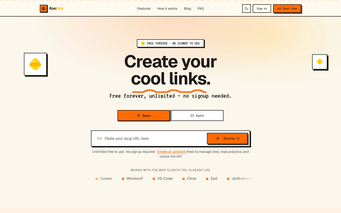 KooLink website screenshot